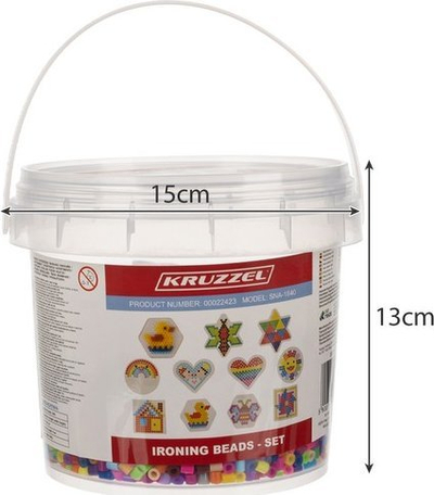 Set rruazash hekurosëse KRUZZEL SNA-1840, 5000 copë, kovë, shumëngjyrëshe