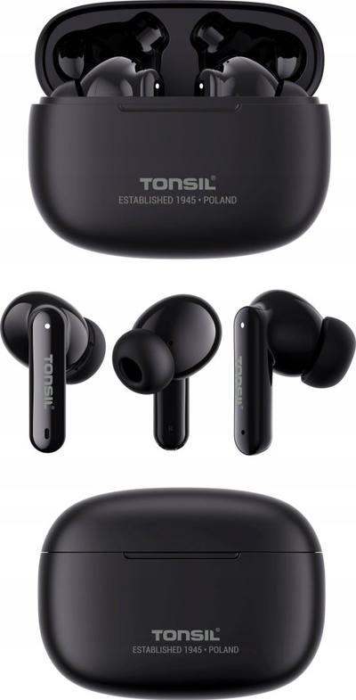 Kufje Tonsil T55BT Pro, Bluetooth 5.3, të zeza