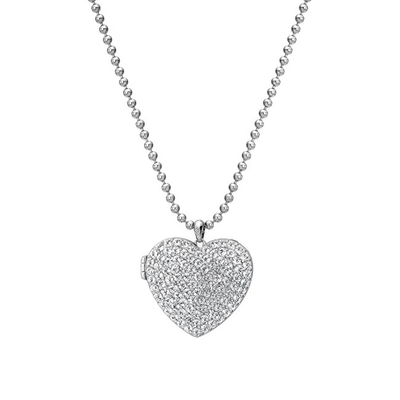 Qafore Hot Diamonds Diamond Memories Heart Locket DP770