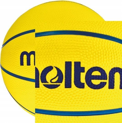 Top basketbolli Molten Mini Training #4, 290 g, për kalamaj, i verdhë