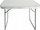 Tavolinë palosëse kampingu Aktive Folding Low Table, 60x40x40 cm, alumini, e bardhë