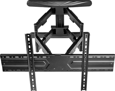 Mbajtëse muri për TV që kthehet, 32-85\", metal, i zi
