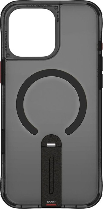 Kuti mbrojtëse Skinarma Helix për iPhone 16 Pro Max, me MagSafe, stendë 360°, e zezë