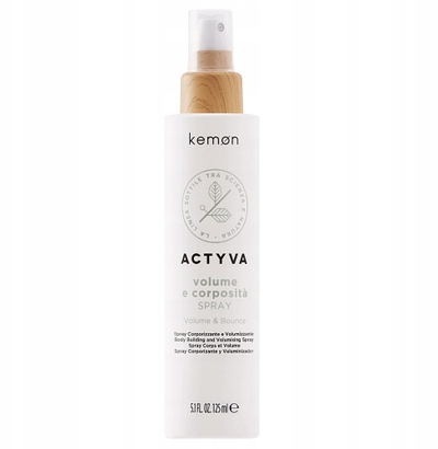 Spray flokësh Kemon Actyvia Volume e Corposità Bodifying, 125ml, për volum