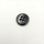 Пластични копчиња за шиење, сет 6 парчиња, 12 mm, црни