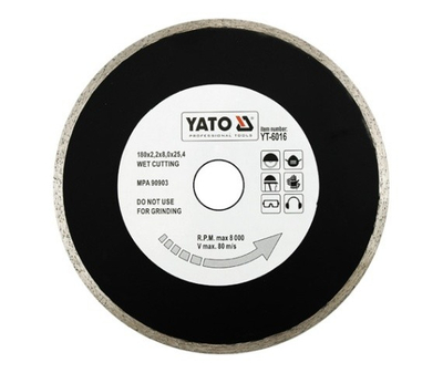 Disk diamanti i ngurtë Yato YT-6017 për 79262, 200x2.2x25.4mm