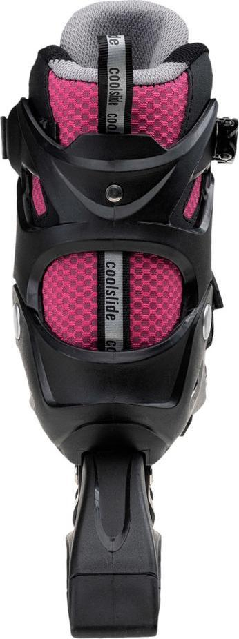 Patina inline për kalamoj Coolslide Shoq, me numër të rregullueshëm 31-34, rrota PU ABEC-7, rozë me të zezë