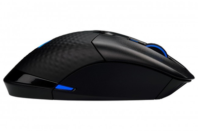 Гејминг глушец Corsair Dark Core, безжичен, 18000 DPI, црн