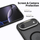 Mbulesë telefoni Tech-Protect MagEdge MagSafe për iPhone 17 Air 17 Pro, transparente, mat, e zezë