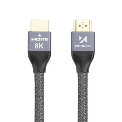 Kabllo HDMI Wozinsky WHDMI-20, 2m, HDMI 2.1, ngjyrë argjendi