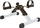 Pedaler fitness Tunturi Mini Home, paloset, me ekran dixhital, bardh e zi