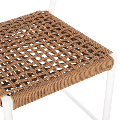 Stol bari Eulo mesatare 60×60×99 Hcm (HM6087.02), bardhë/ bezhë