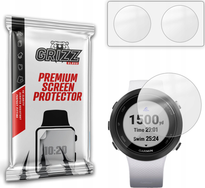 Fole mbrojtëse ekrani Grizz PaperScreen për Garmin Swim 2, 2 copë, anti-gërvishtje, matte