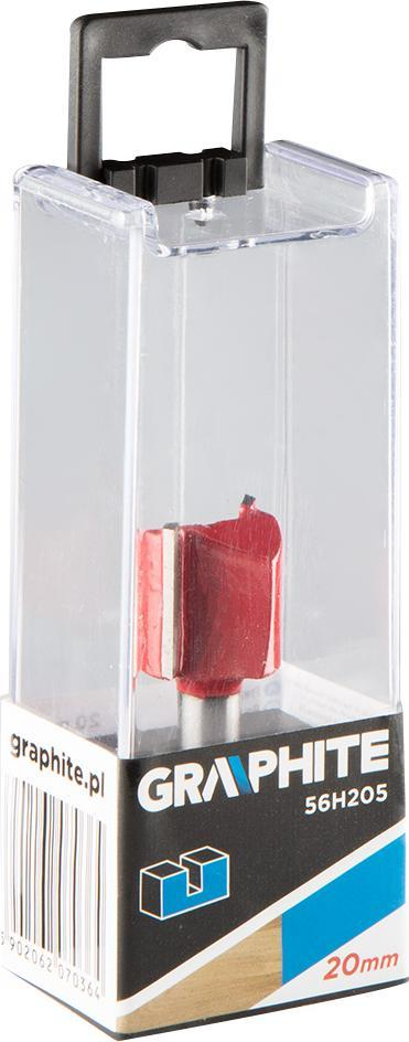 Freze karbidi Graphite Cutter, 20mm, bisht 8mm, gri