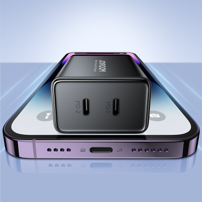Karikues i shpejt Joyroom JR-TCF09, 2x USB-C, 40W, i zi