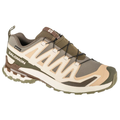 Atlete vrapimi Salomon XA Pro 3D v9 GTX M, taban gome, membranë kundra ujit, gri