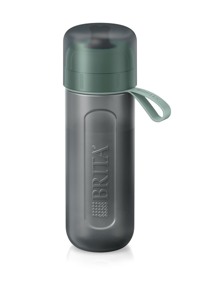 Shishe uji me filter Brita Sports Active, 600 ml, me MicroDisc, jeshile e errët