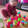 Lodër ndërtime Northix Building Blocks Hedgehog, 192 copa, shumëngjyrëshe