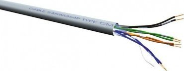 Kabllo rrjeti Gembird UTP Cat.6, AWG24, 300m, gri