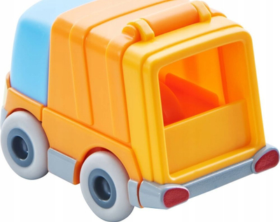Lodër kamion Haba Kullerbü Garbage Car, mekanizëm lëvizës, portë hapëse, portokalli kaltër