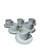 Set filxhanësh porcelani 6copë. UNIMIKS