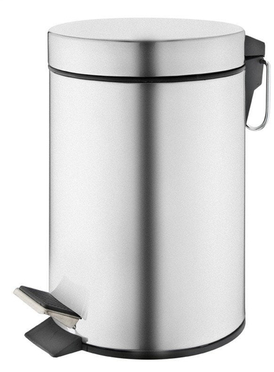 Kosh plehrash Okko PEDAL BIN T-Y0105SS, 5L, me pedale, argjendtë