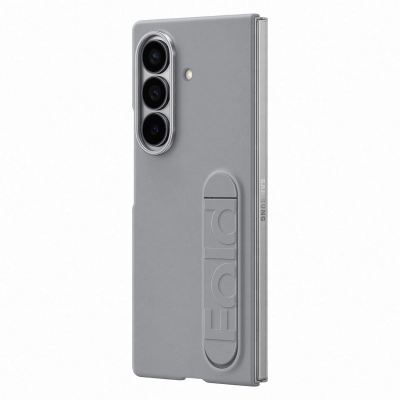 Kapak silikoni Samsung EF-MF966CJEGWW për Galaxy Z Fold7, me këmbë mbajtëse, gri