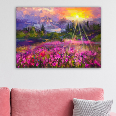 Pikturë murale HomeMarkt Gobi HM4762, kanavacë, 70x50 cm, shumëngjyrëshe