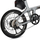 Biçikletë elektrike Beaster Scooter BS126S, kornizë karboni, motor 250W, argjend