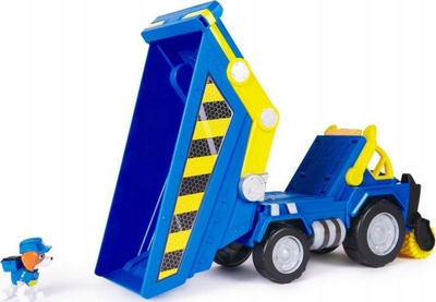 Kamion lodër Paw Patrol Wheeler Bark Yard Deluxe Dump Truck, me drita e zëra, interaktiv, shumëngjyrësh