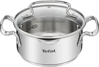 Set tenxheresh dhe tiganësh Tefal Duetto+ G732SA55, 10 pjesë, çelik inox, me kapakë xhami