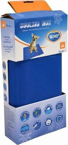 Tapet ftohës për qen Duvo+ Cooling Mat, me xhel vetë-ftohës, 50x65cm, blu