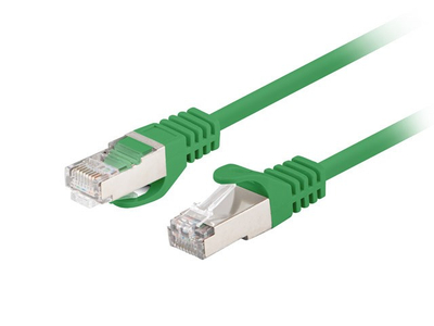 Set kabllo rrjeti Lanberg Cat.6 FTP, 0.5 m, 10 copë, i gjelbër