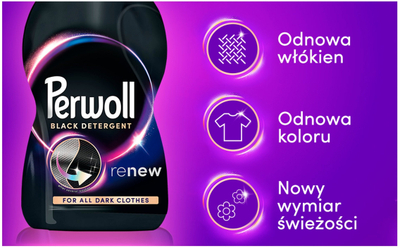 Detergjent rrobash Perwoll Color Black, 120 larje, 2x3L