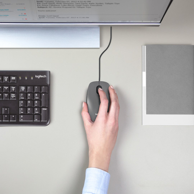 Maus Logitech M100, optik 1000 DPI, USB, i zi