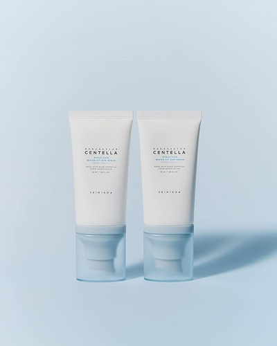 Set i serumave për mbrojtje ndaj diellit SKIN 1004 Madagascar Centella Hyalu-Cica Water-Fit Sun SPF 50+, 2x 50 ml