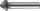 Frezë gërryese SpyroTec Countersink 90°, 31mm, HSCO TiAlN