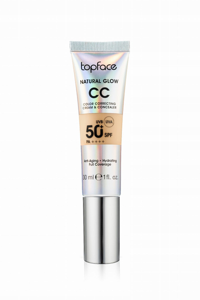 Krem CC për fytyrë Topface Natural Glow Spf 30, 002 Warm Beige, 30ml