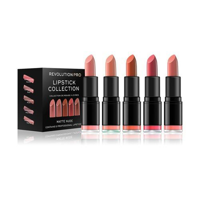 Set me buzëkuqë Revolution PRO Matte Nude, 5 x 3.2 g