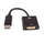 Adapter video V7, DisplayPort në DVI I, 1920x1200, i zi
