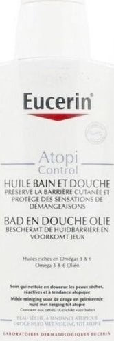 Vaj dushi Eucerin AtopiControl, për me la shpin për lëkurë atopike, 400ml