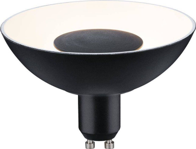 Poç LED Paulmann GU10, 4.9W, i zi/bardhë