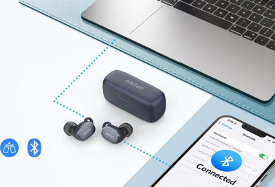 Безжични слушалки EarFun Free Pro 3 TW400L, TWS, ANC, сини