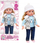Kukull Artyk Natalia Doll On A Walk, 38cm, flet polonisht, multikolor