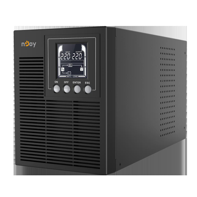 UPS nJoy Echo Pro 1000, 800W, online me konvertim të dyfishtë, i zi