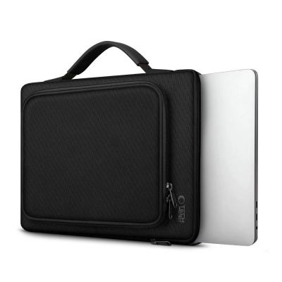 Çantë laptopi Tech-Protect Basic Bag, 15-16", me dorezë, e zezë