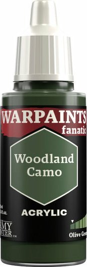 Ngjyrë akrilike The Army Painter Warpaints Fanatic Woodland Camo, 18ml, për miniatura