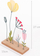 Dekor tavoline FLORINA Field Flowers, metal dhe dru, 28cm, shumëngjyrësh