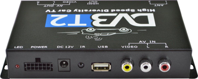 Tuner TV për makinë Nvox DVB T2, MPEG2/4, HDMI USB, i zi