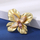 Brosh për femra Troli Flower Gold, i artë